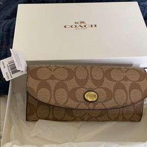 Coach signature wallet- brand new!